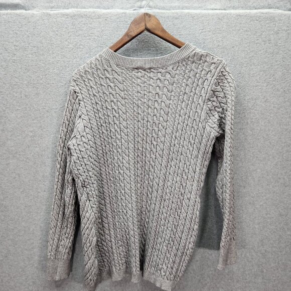 Cable Knit Sweater Womens XL Evolution By Cyrus Gray - Picture 3 of 5